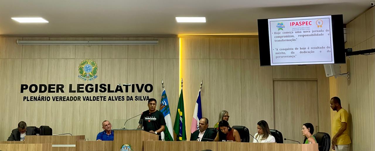 O INSTITUTO DE PREVIDÊNCIA SOCIAL ACOLHE OS NOVOS SERVIDORES DO MUNICÍPIO DE PEDRO CANÁRIO